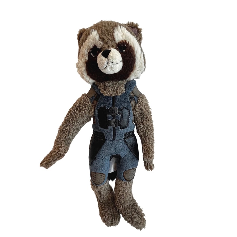Disney Marvel Guardians of the Galaxy Rocket Raccoon Plush Stuffed Animal 11.5"